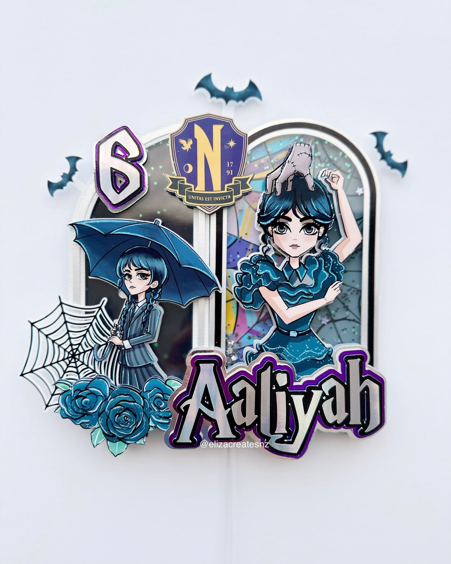 Wednesday Inspired Cake Topper