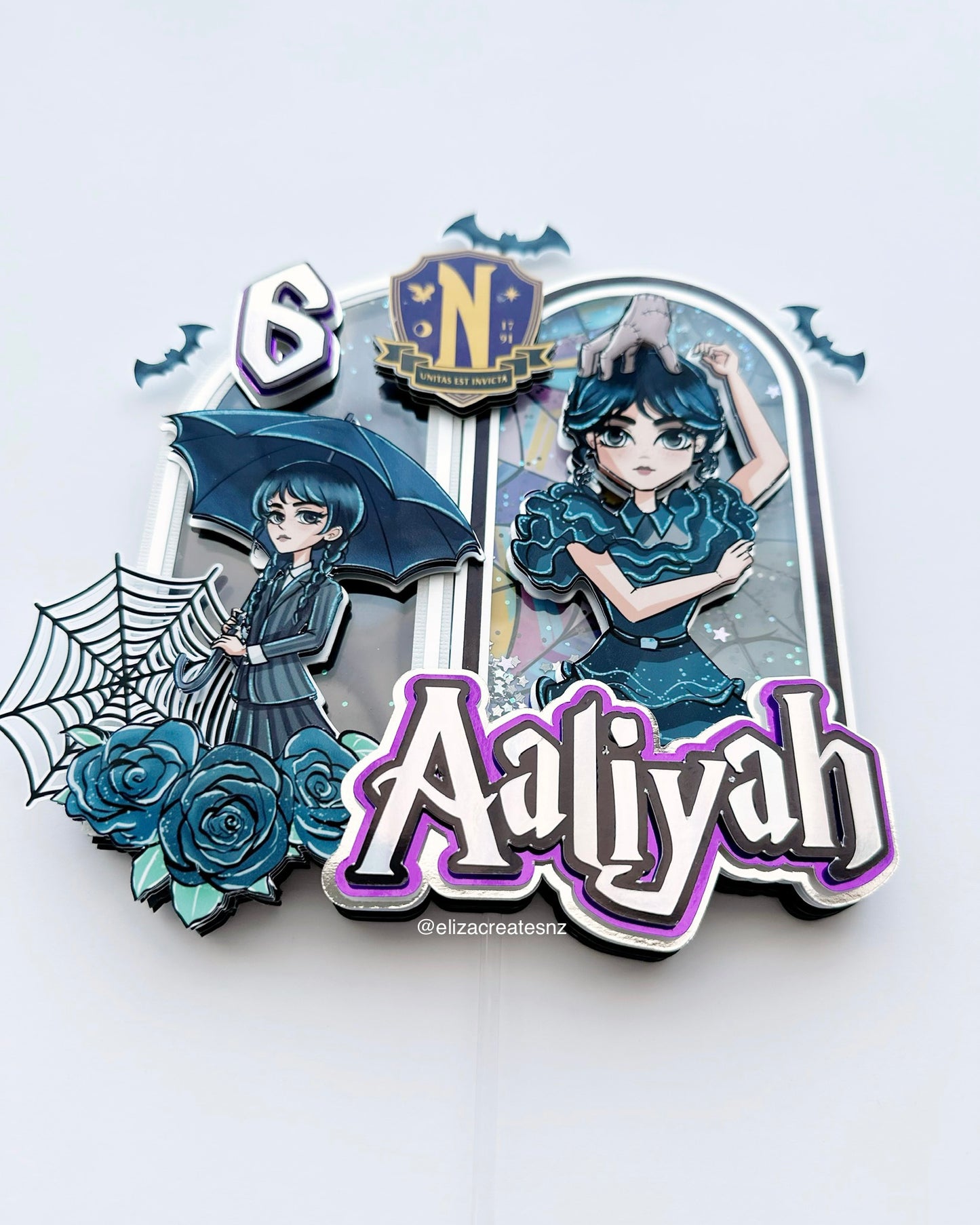 Wednesday Inspired Cake Topper