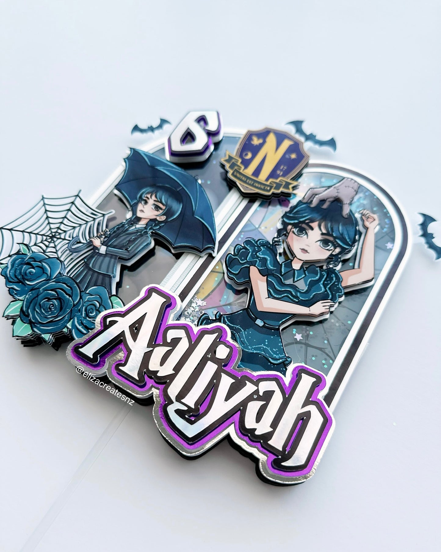 Wednesday Inspired Cake Topper