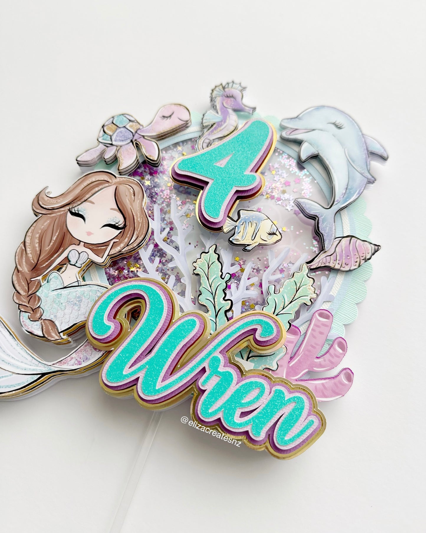 Mermaid Cake Topper