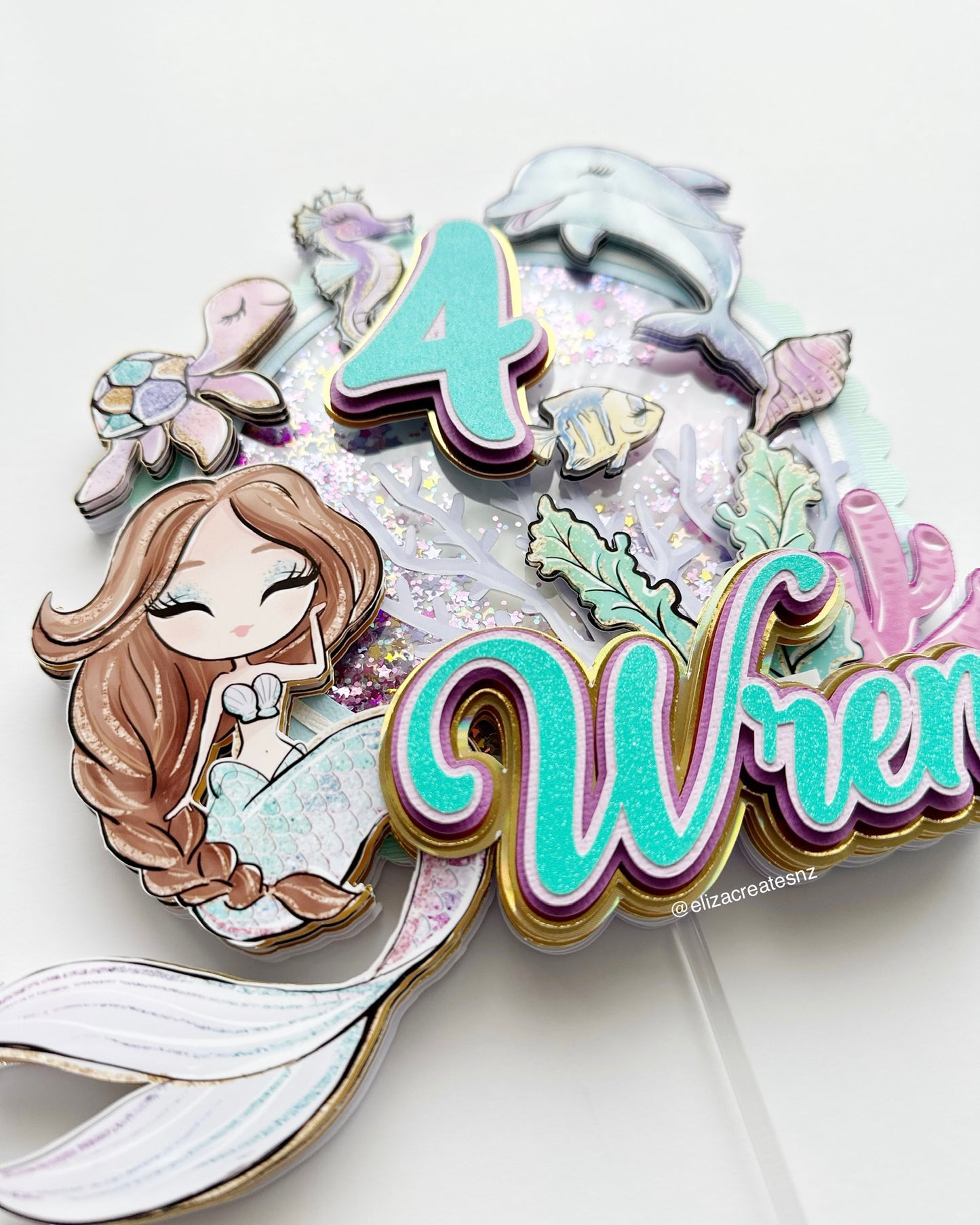 Mermaid Cake Topper