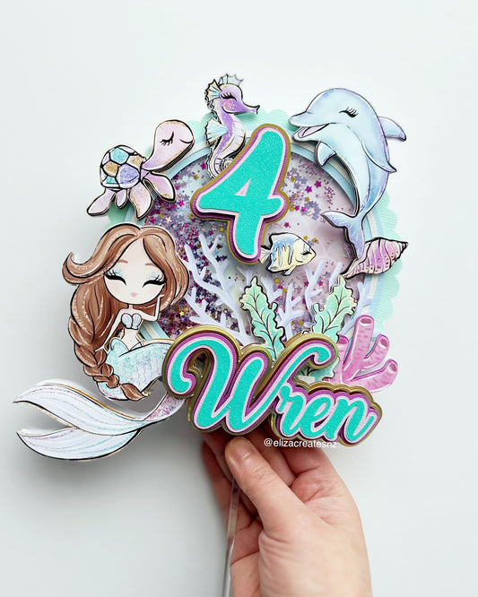 Mermaid Cake Topper