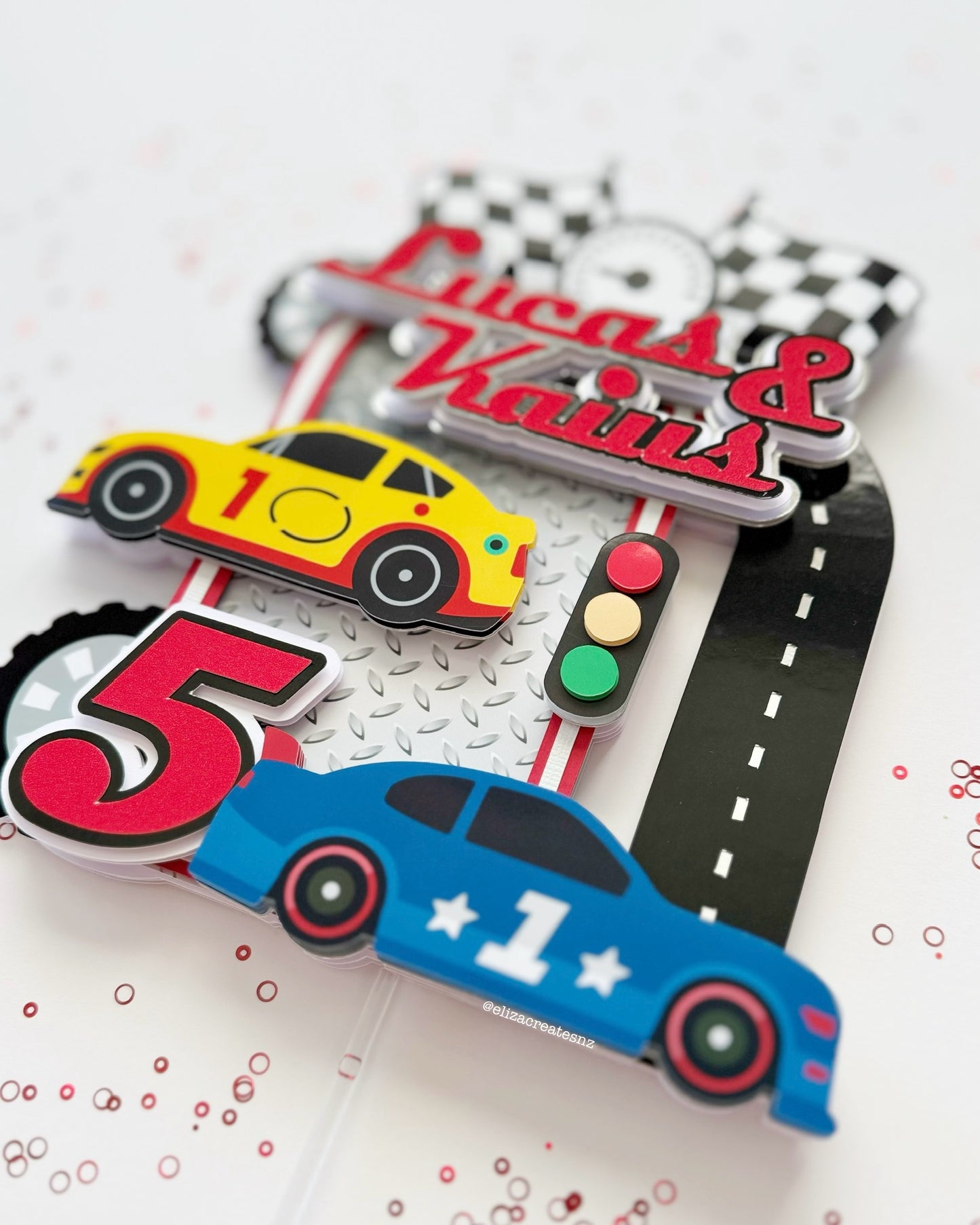 Race Car Cake Topper