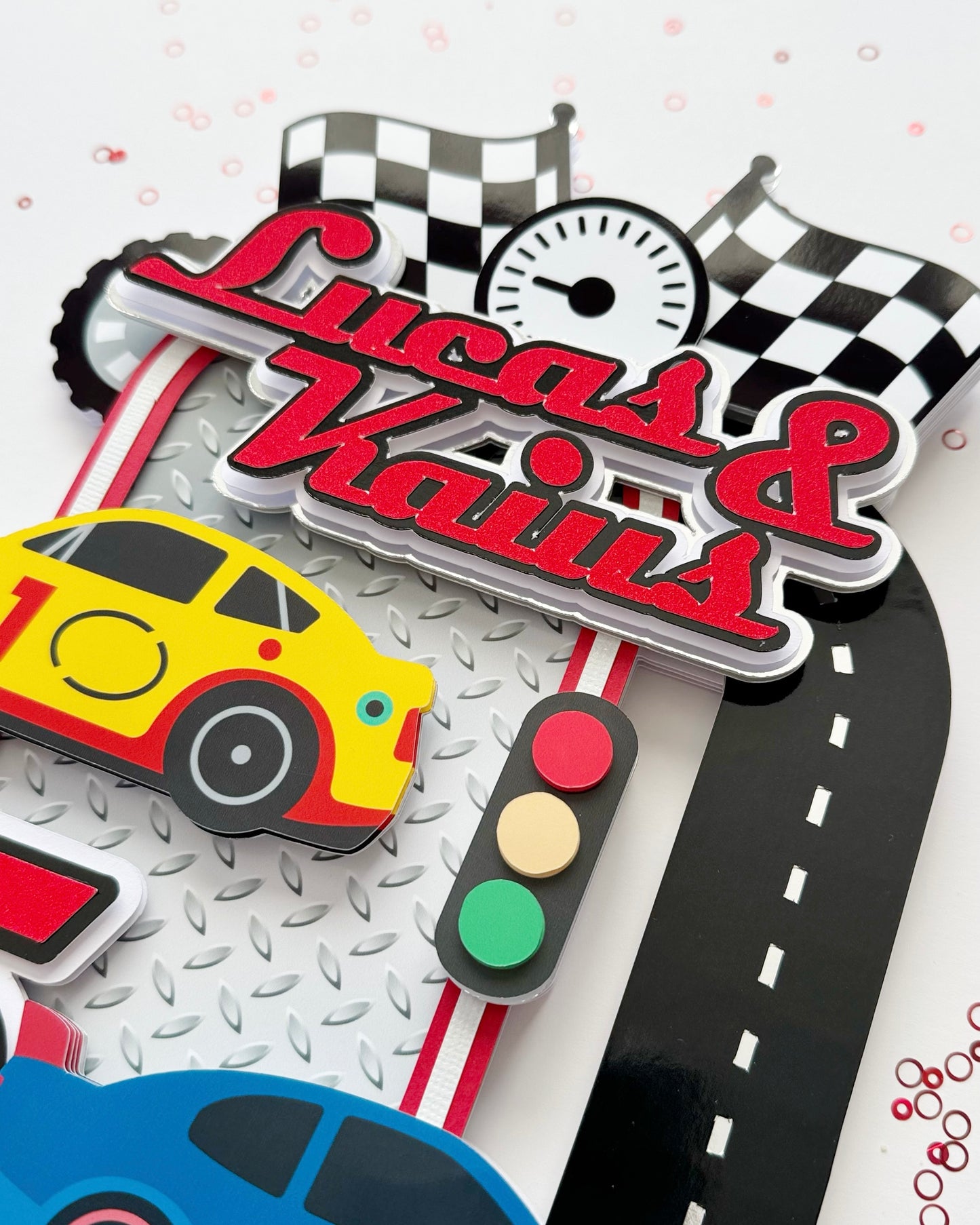 Race Car Cake Topper