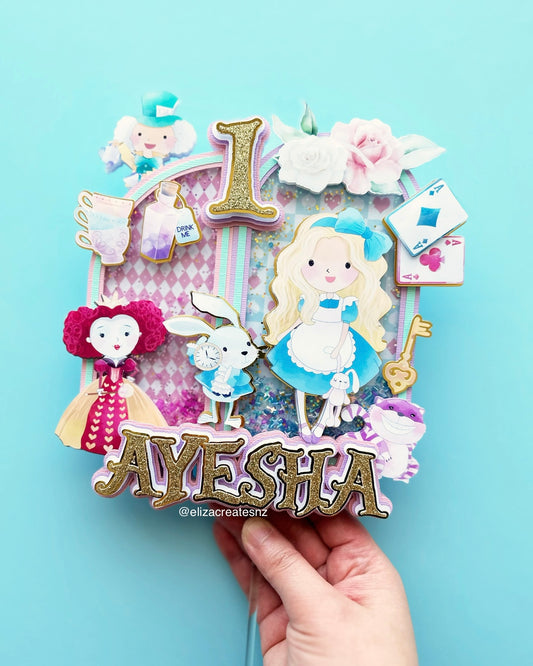 Alice Shaker Cake Topper