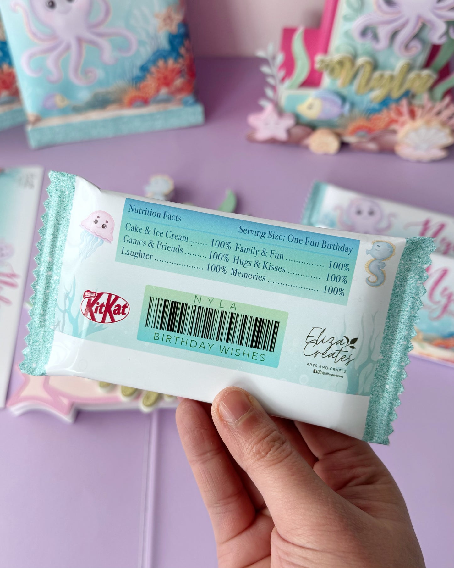 Custom Kitkat Bar Favours