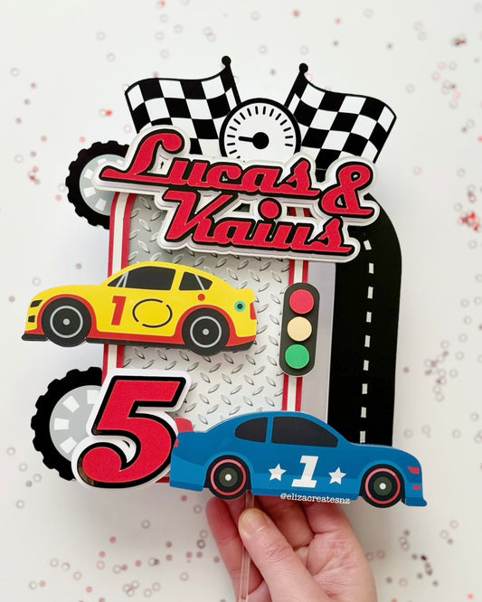 Race Car Cake Topper