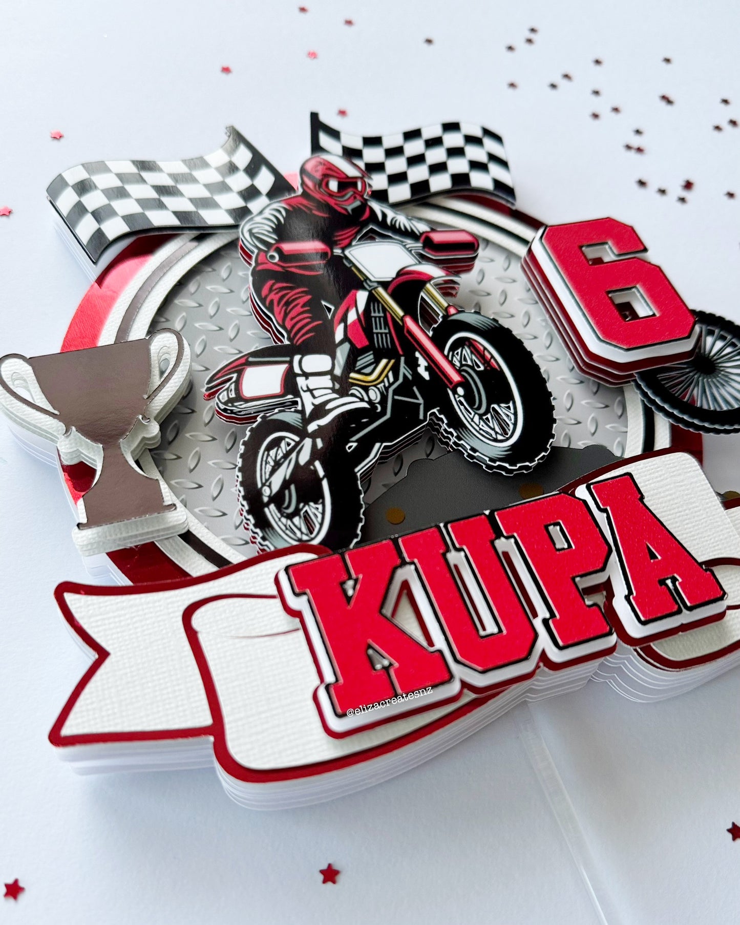 Motorbike Cake Topper