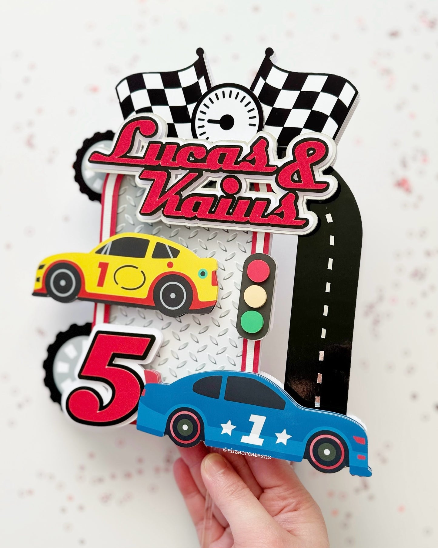 Race Car Cake Topper