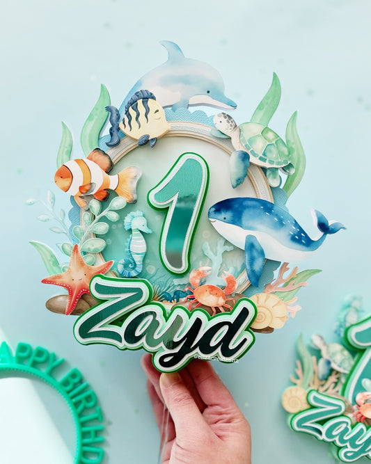 Under the Sea Cake Topper