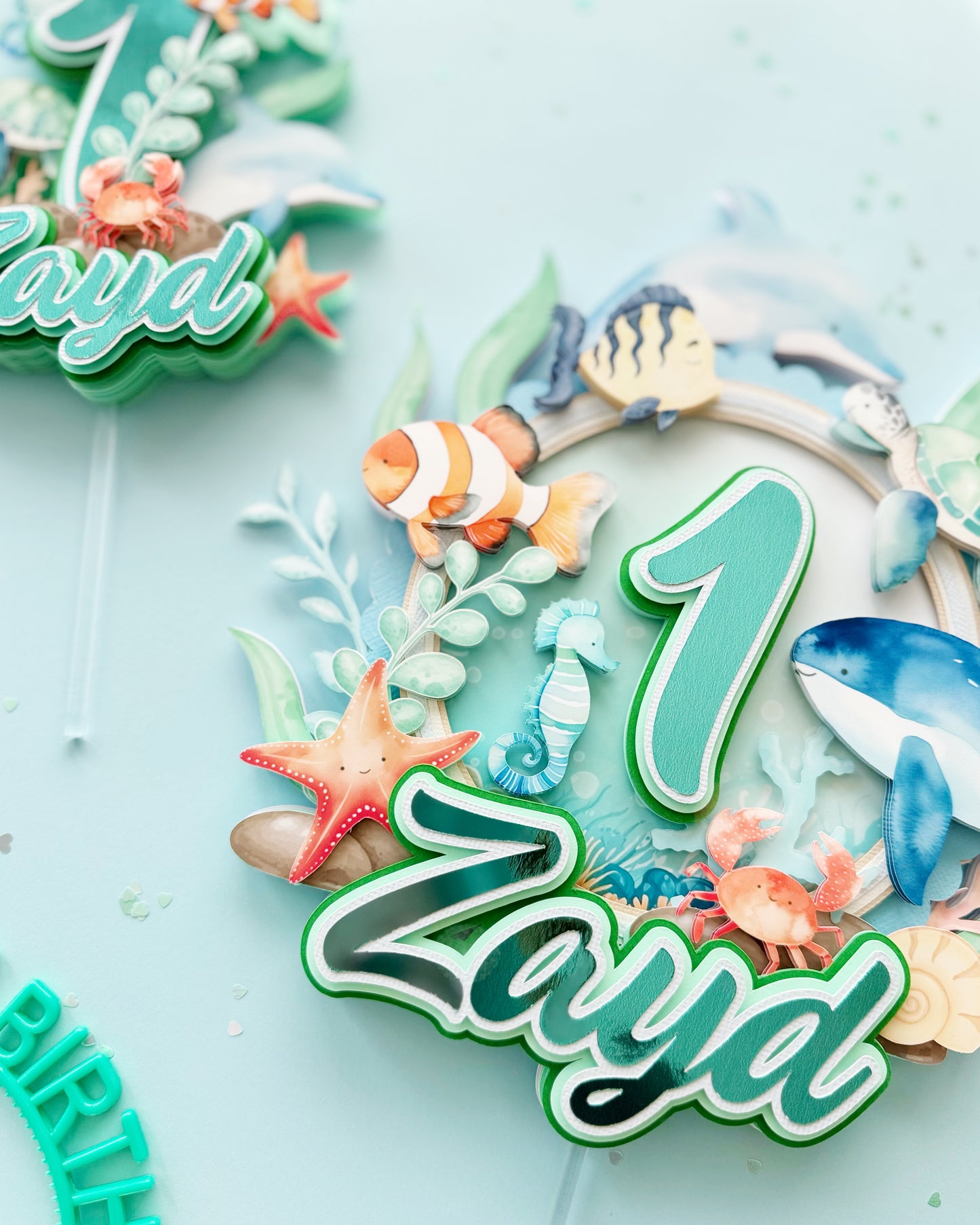 Under the Sea Cake Topper